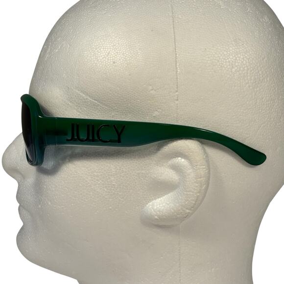Juicy Couture Green Smells Like Couture Vintage Y2K Sunglasses Womens 57-17 135